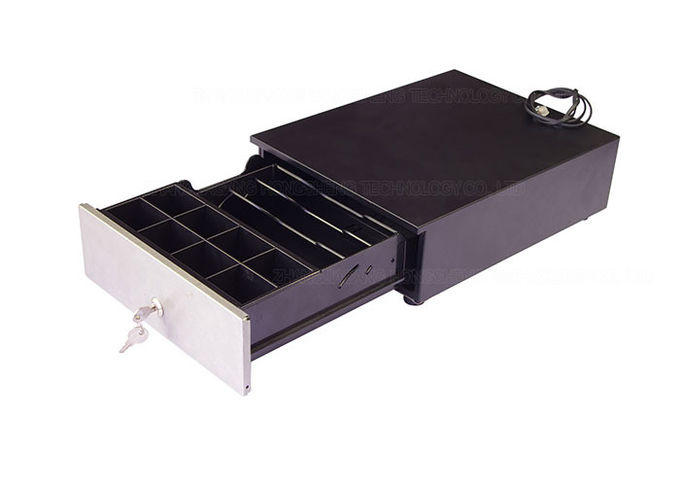 HS-240B Mini 240 Compact POS Cash Drawer Lockable Cash Box With Slot